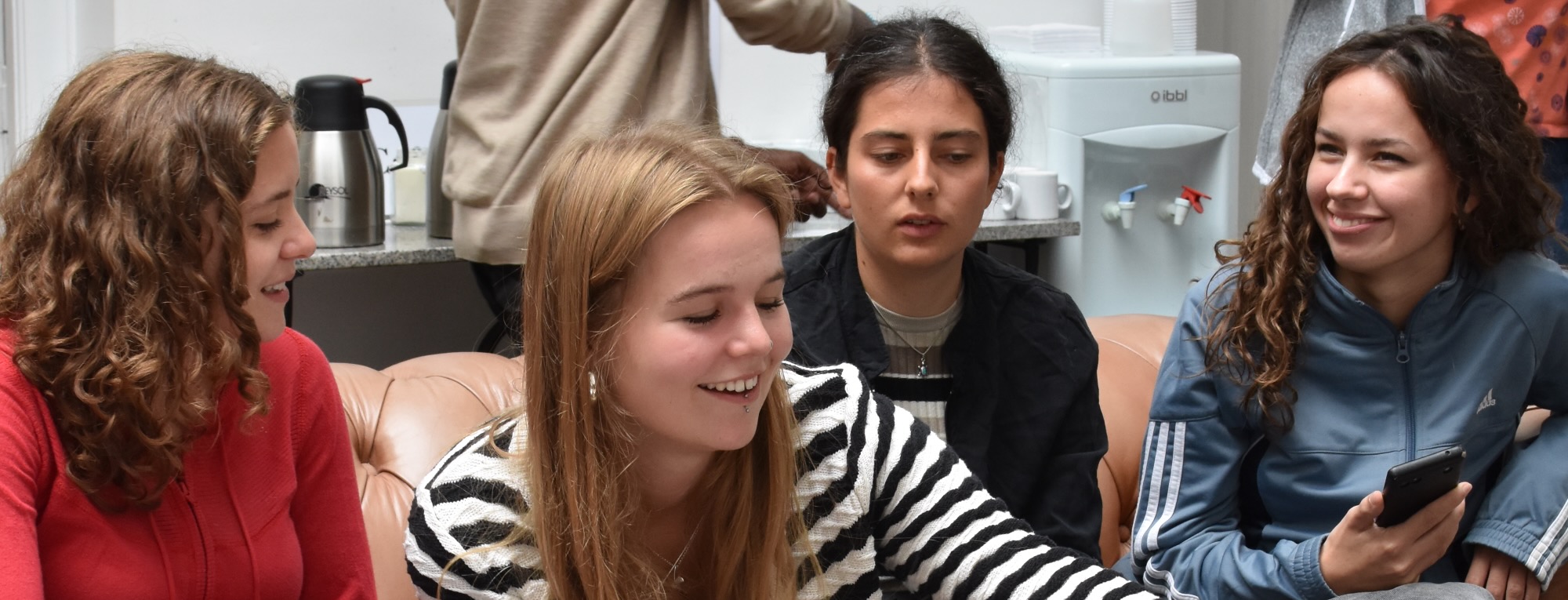 Spanish students practising local Uruguay accent